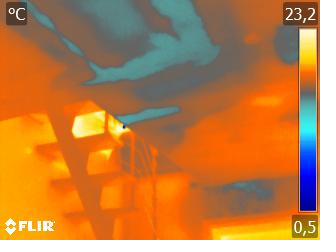 Indagine IR — anomalia termica su solaio